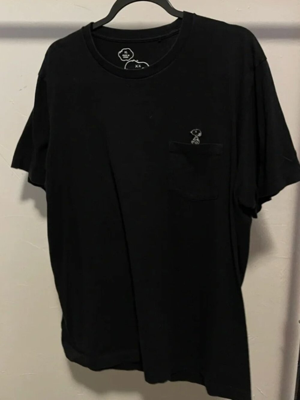 KAWS X UNIQLO X PEANUTS POCKET TEE L